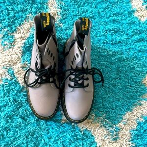 Grey Dr Martens